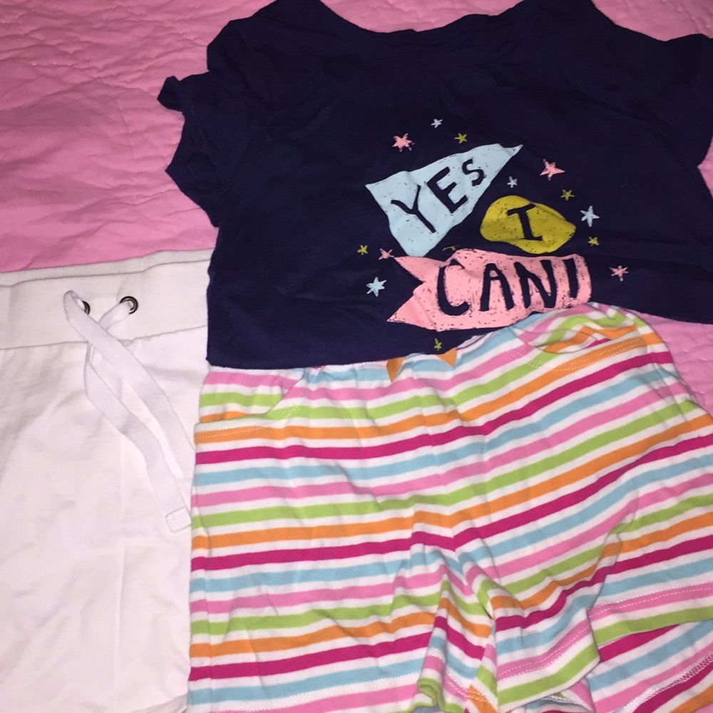 Gap skirt Gymboree shorts cat and jack tee